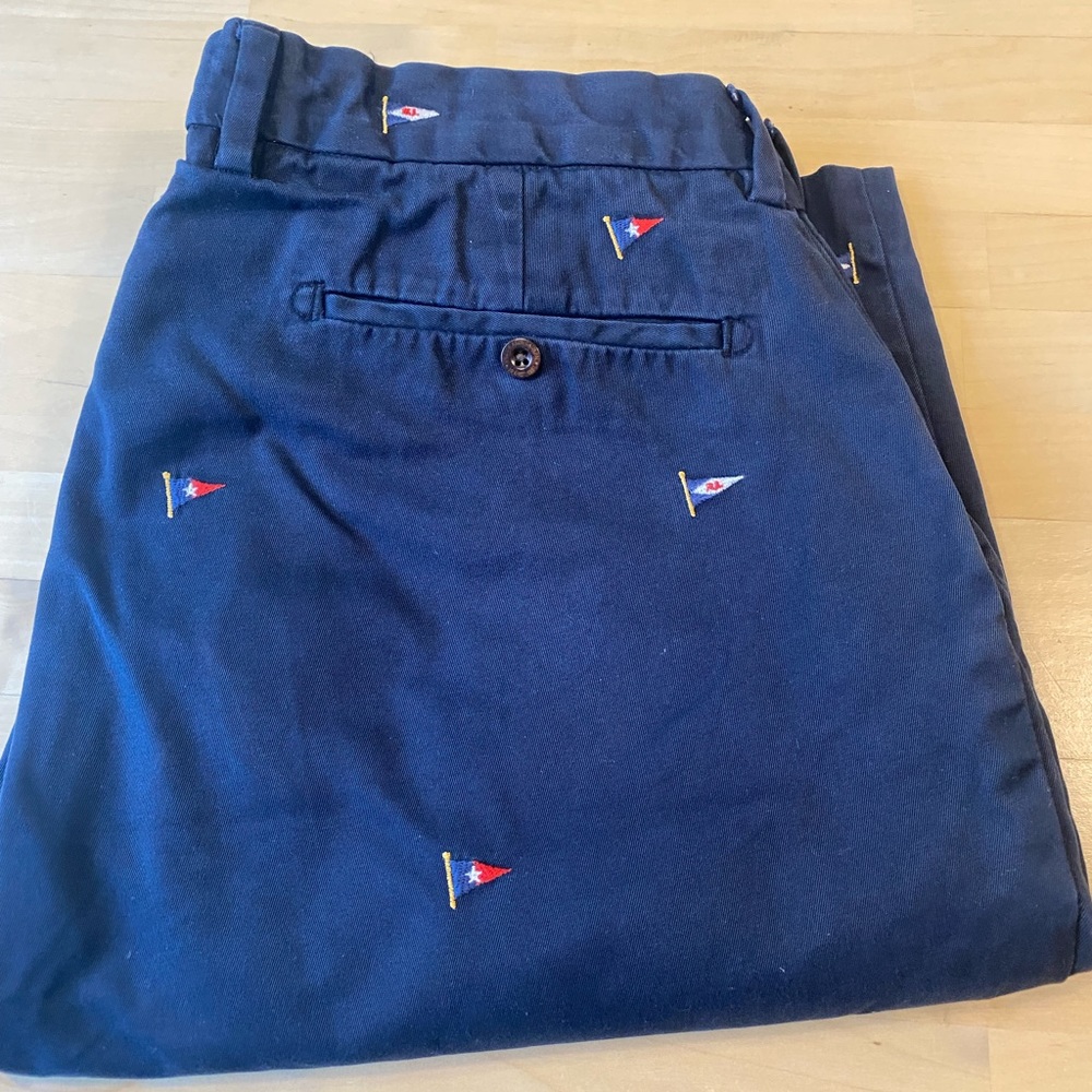 Polo Navy Flag Short